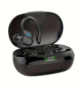 Auriculares Inalámbricos Deportivos Negros