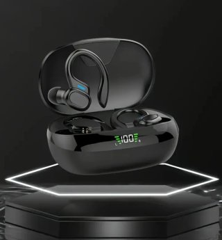 Auriculares Inalámbricos Deportivos Negros