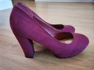 Zapatos de tacón Marypaz morados talla 39