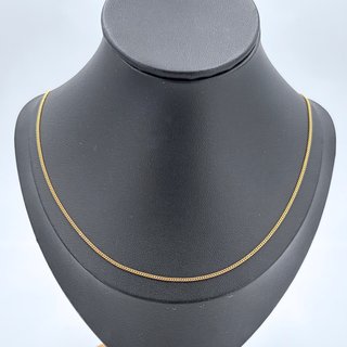 Cadena de Oro 18k - (750), 45cm, 2.92gr, Barbada
