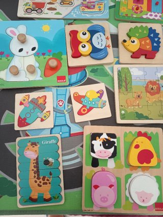 Set di Puzzle e Giochi Educativi per Bambini