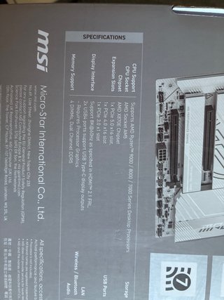 Placa Base MSI MPG X870E EDGE WIFI