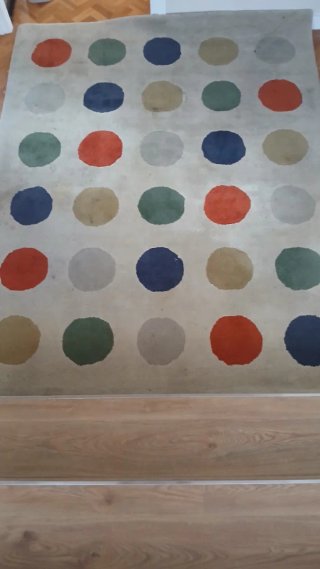 Alfombra Nanimarquina Lunares Beige Lana
