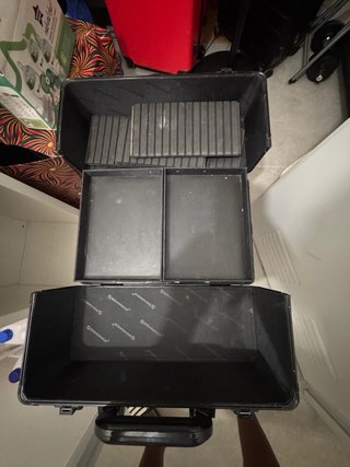 Maleta de maquillaje profesional negra