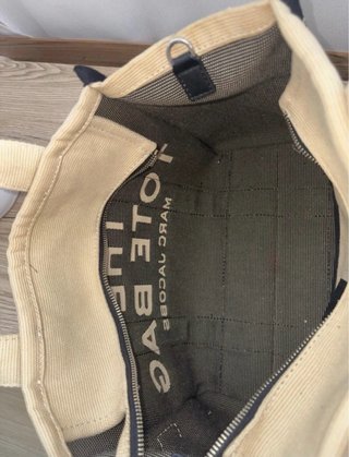 Borsa Marc Jacobs The Tote Bag Beige/Nero