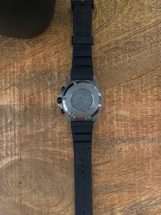 Reloj Emporio Armani Negro y Plateado