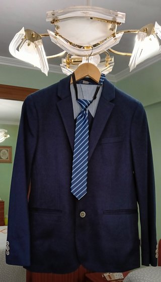 Americana/Blazer Tizzas Azul Marino Talla 13-14