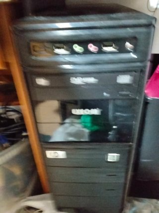 Ordenador de sobremesa HP Negro W 11. Pro activado