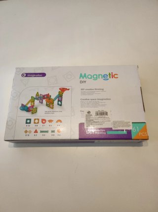 Juego de construcción magnético DIY 61 piezas
