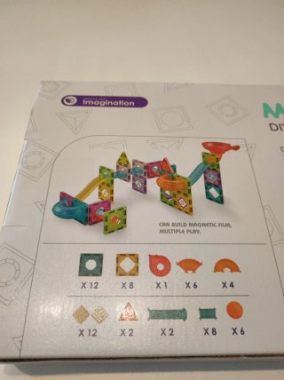 Juego de construcción magnético DIY 61 piezas