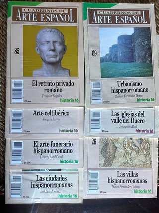 7 CUADERNOS DE ARTE ESPAÑOL de Historia 16