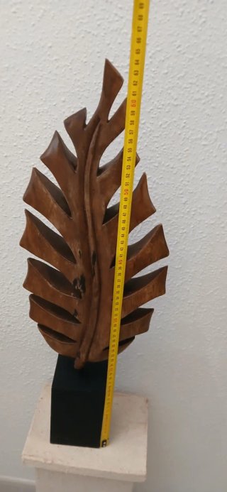 Figura decorativa de madera