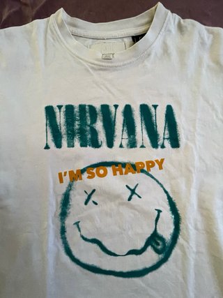 T-shirt Zara Nirvana Taglia 13-14Y