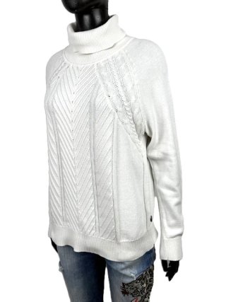 Maglione Dolcevita Tommy Hilfiger Donna L Bianco