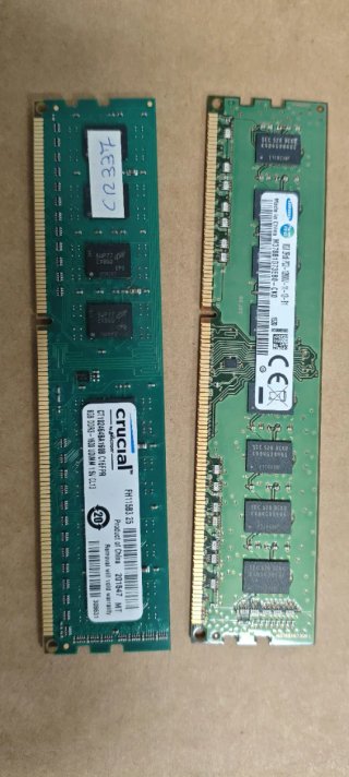 2x 8GB DDR3 RAM Módulos Crucial