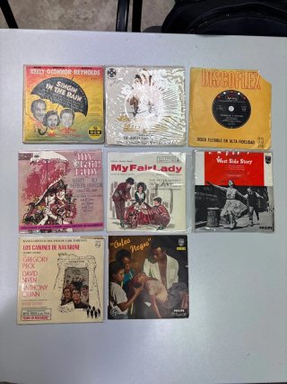 Lote de 36 singles vinilo diversos estilos