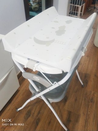 Bañera cambiador bebé plegable
