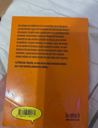 Libro Don quijote de la Mancha
