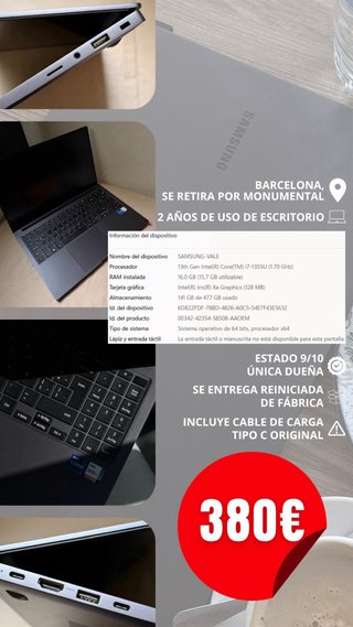 Samsung Galaxy Book 3 i7 16GB RAM 512GB