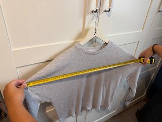 Jersey Lefties Canalé Gris Talla S
