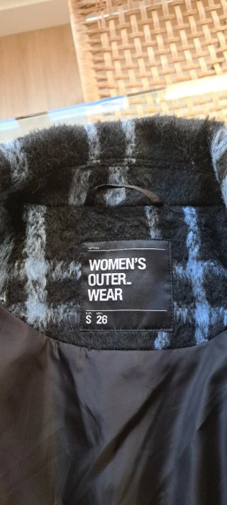 Chaquetón cuadros Lefties Talla S