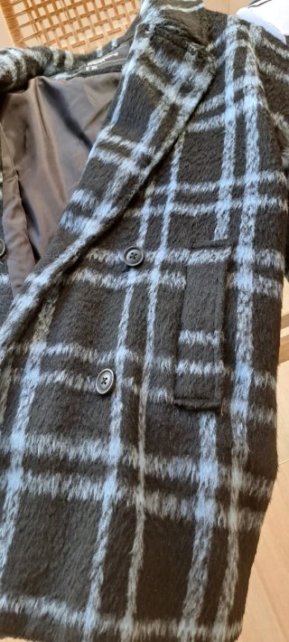 Chaquetón cuadros Lefties Talla S