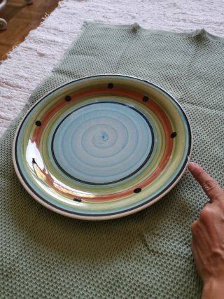 Vajilla vintage artesanal