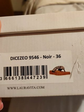 Sandalias Laura Vita Marrón Multicolor