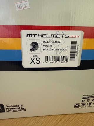 Casco Moto MT Jarama Talla XS