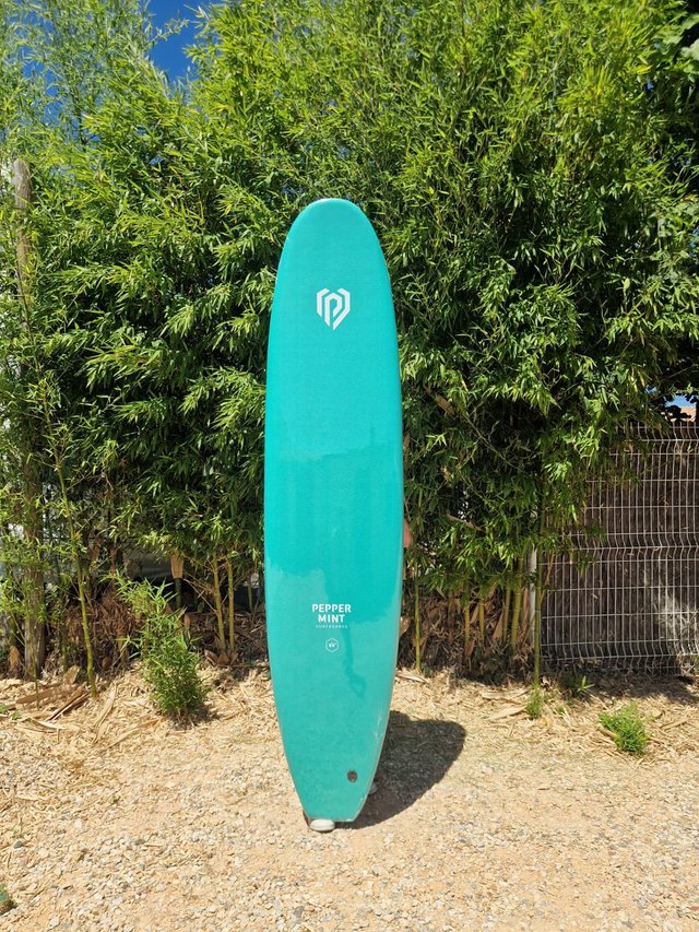 Tabla Surf Peppermint Mint 8'6 Heat Lamination
