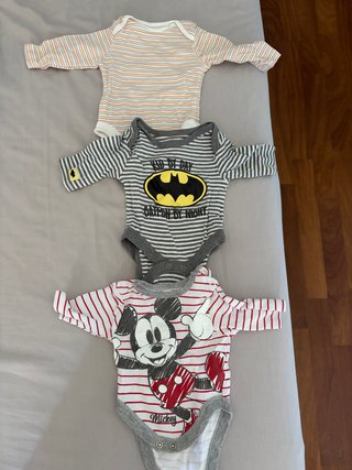 Body neonato manica lunga 3 pezzi