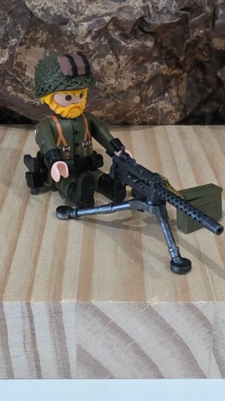 Playmobil Soldado 2ª Guerra Mundial