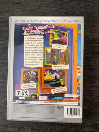 The Simpsons Hit & Run PS2 Edición Platinum