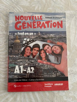 NOUVELLE GENERATION A1/A2 LIVRE/EXERCICES+CD+DVD