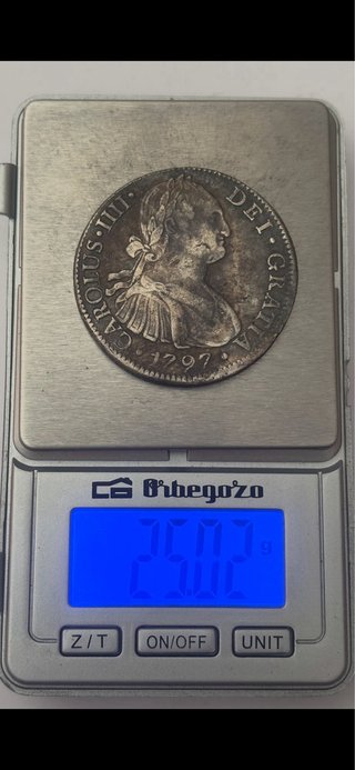 8 Reales 1797 (MBC-) México Carlos IIII