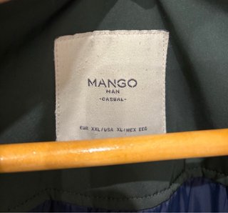 Cazadora verde Mango Talla XXL