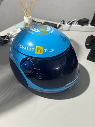 Radio CD Portátil Renault F1 Team Azul