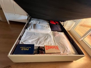 Cama Canapé Polipiel 150x190cm Beige