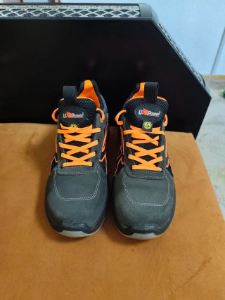 Zapatos U-Power Talla 45 Gris Naranja