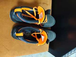 Zapatos U-Power Talla 45 Gris Naranja