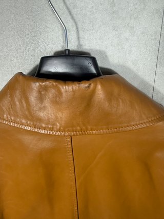 Giacca Gianni Versace Pelle Marrone L