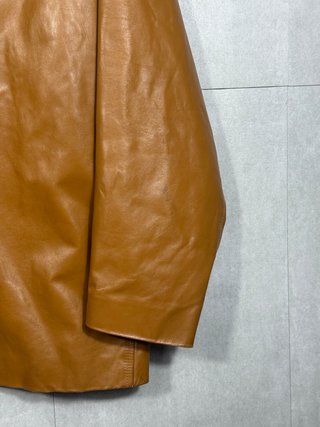Giacca Gianni Versace Pelle Marrone L