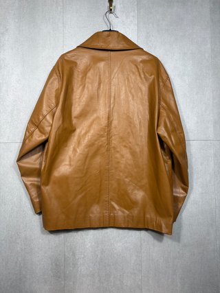 Giacca Gianni Versace Pelle Marrone L