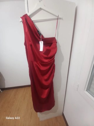 Vestido rojo Mango talla única