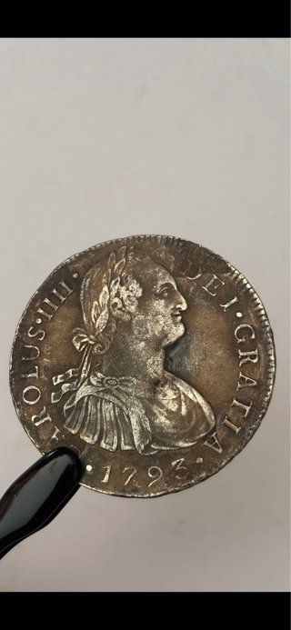 8 Reales 1793 (MBC-) Lima Carlos IIII