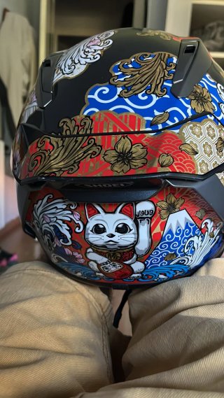 Casco Shoei X-Spirit Pro Márquez Motegi. Talla L