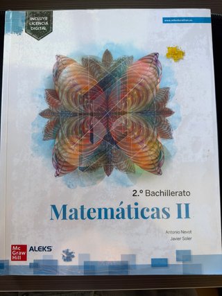Matemáticas 2.º Bachillerato