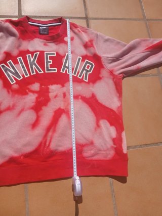 Nike Air felpa personalizzata Rework Tie Dye Streetwear