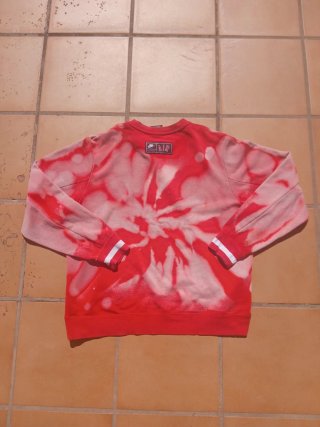 Nike Air felpa personalizzata Rework Tie Dye Streetwear