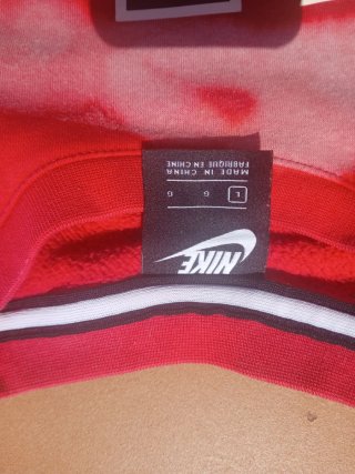 Nike Air felpa personalizzata Rework Tie Dye Streetwear